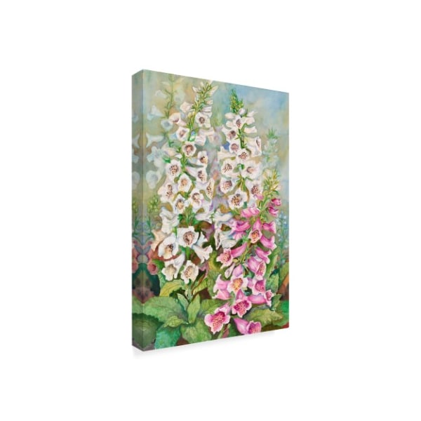 Joanne Porter 'Foxglove Spears' Canvas Art,12x19